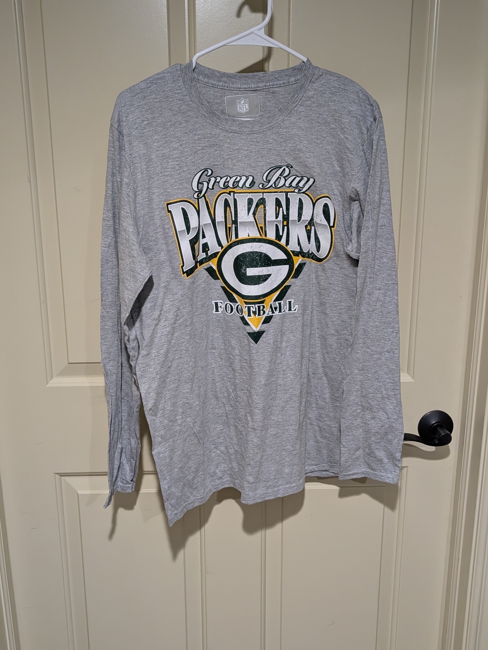 Green Bay Packers Gray Long Sleeve Graphic Tee
